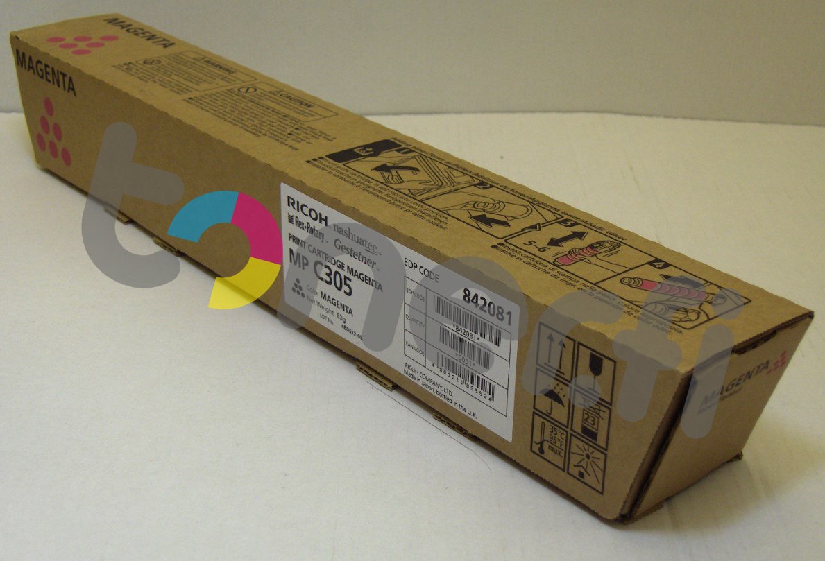 Ricoh MP C305 Värikasetti Punainen