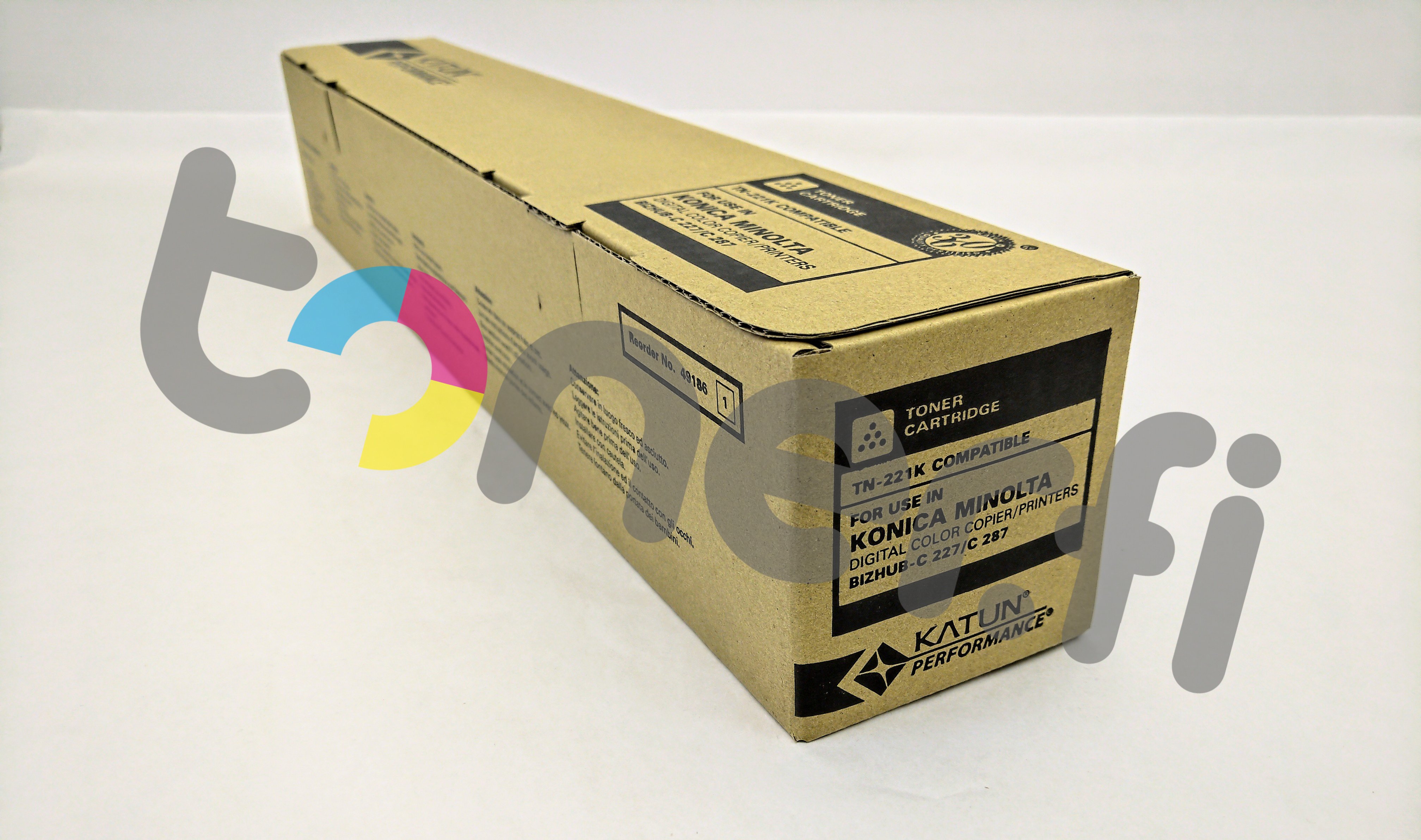 Konica Minolta TN221K Värikasetti Musta Katun p/n 49186