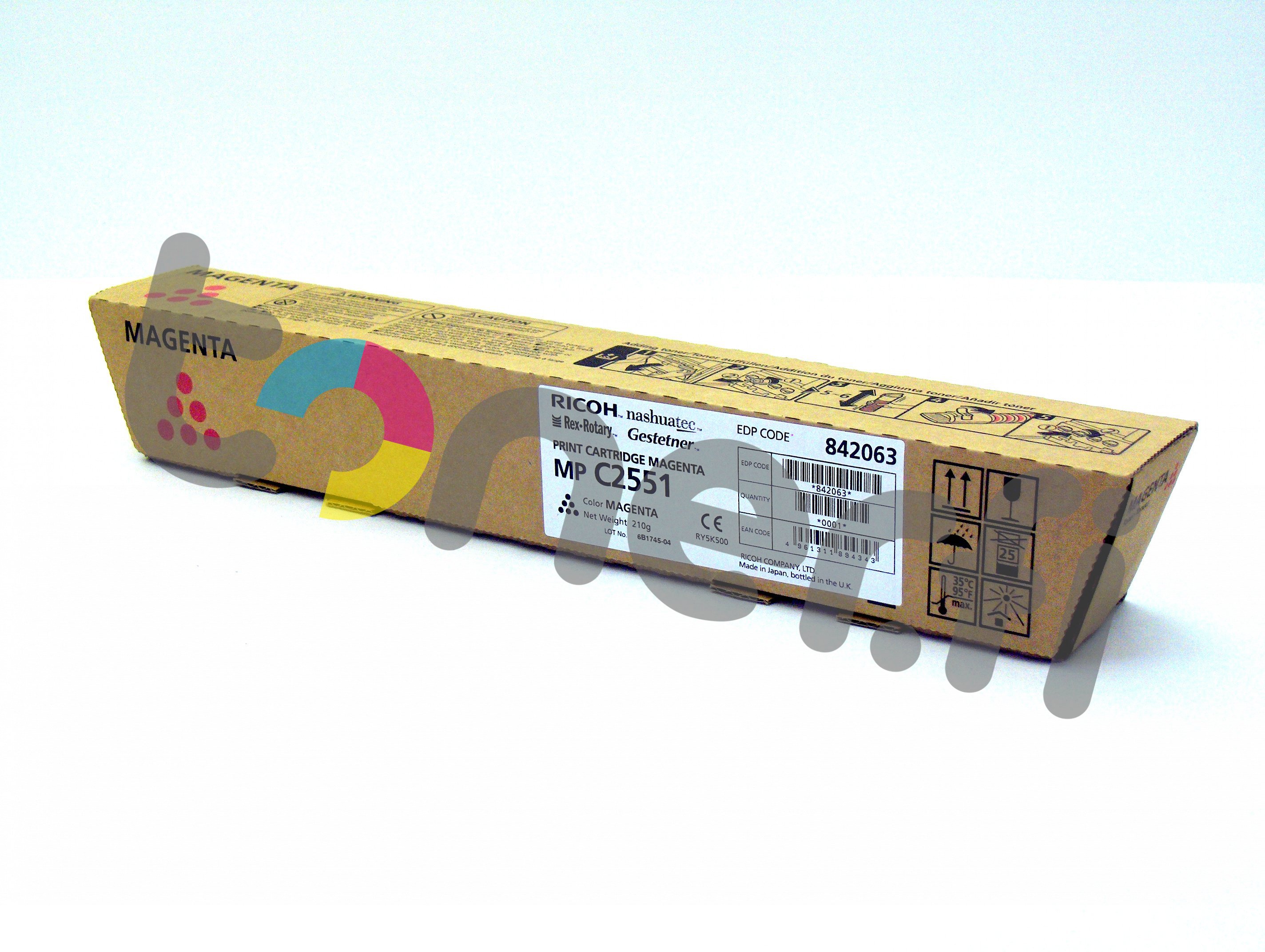 Ricoh MP C2551HE Värikasetti Punainen