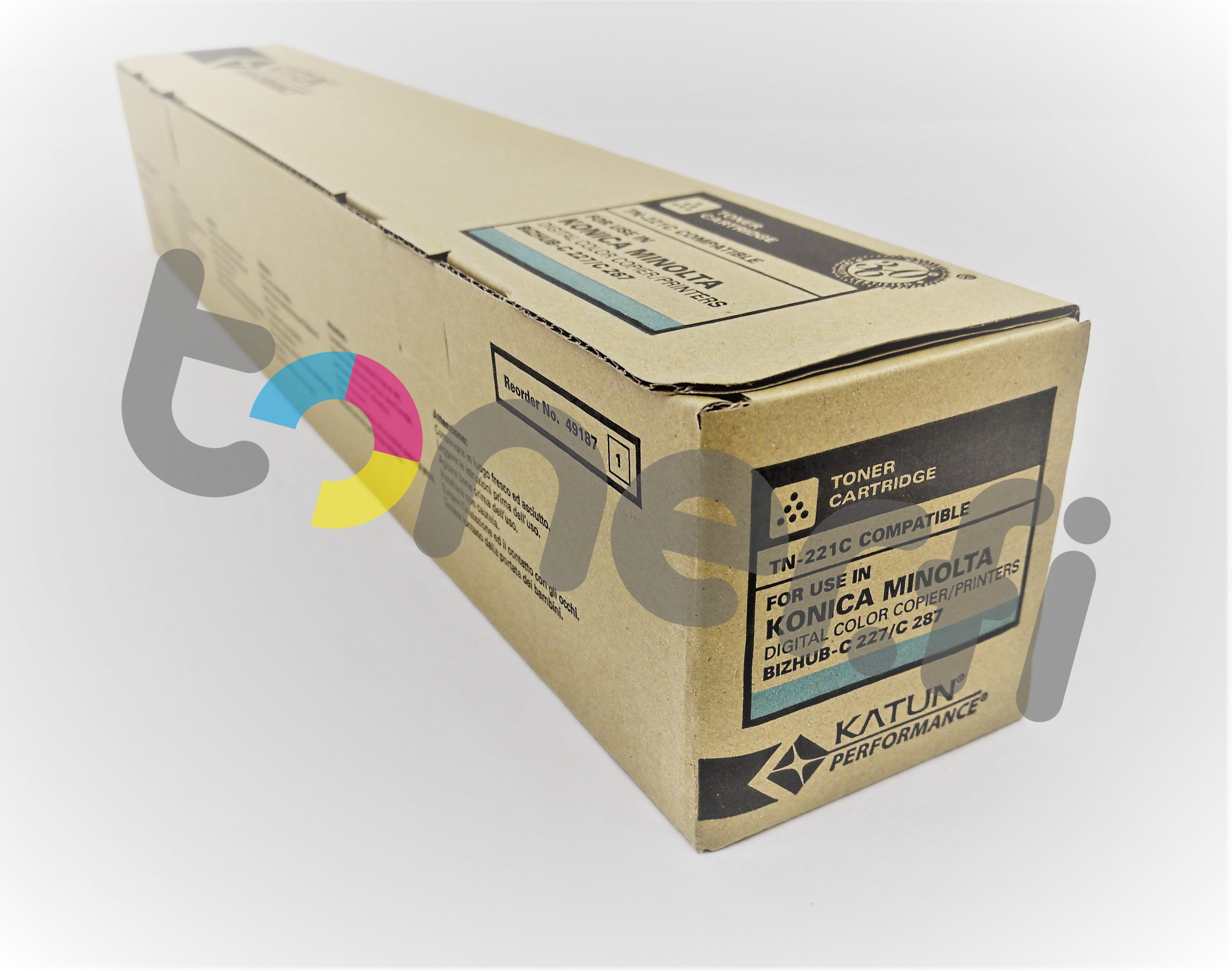 Konica Minolta TN221C Värikasetti Sininen Katun p/n 49187