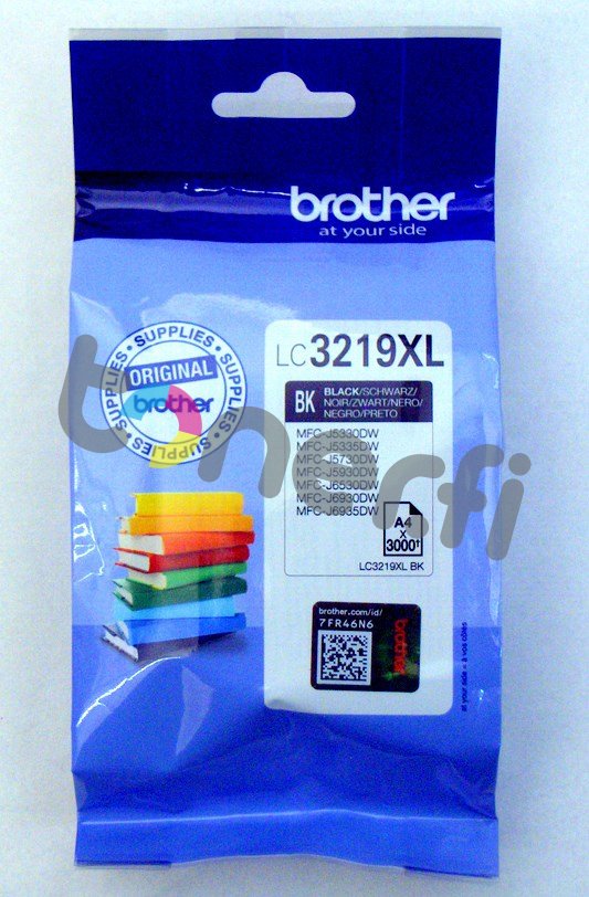Brother LC3219XLBK Muste Musta