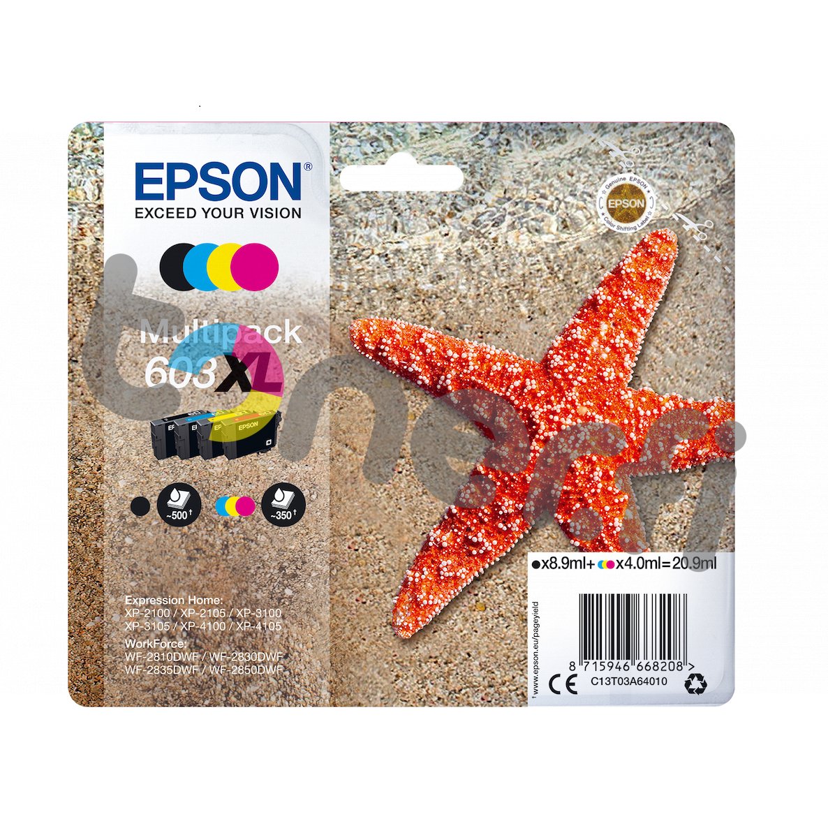 Epson 603 XL Multipack C13T03A64010