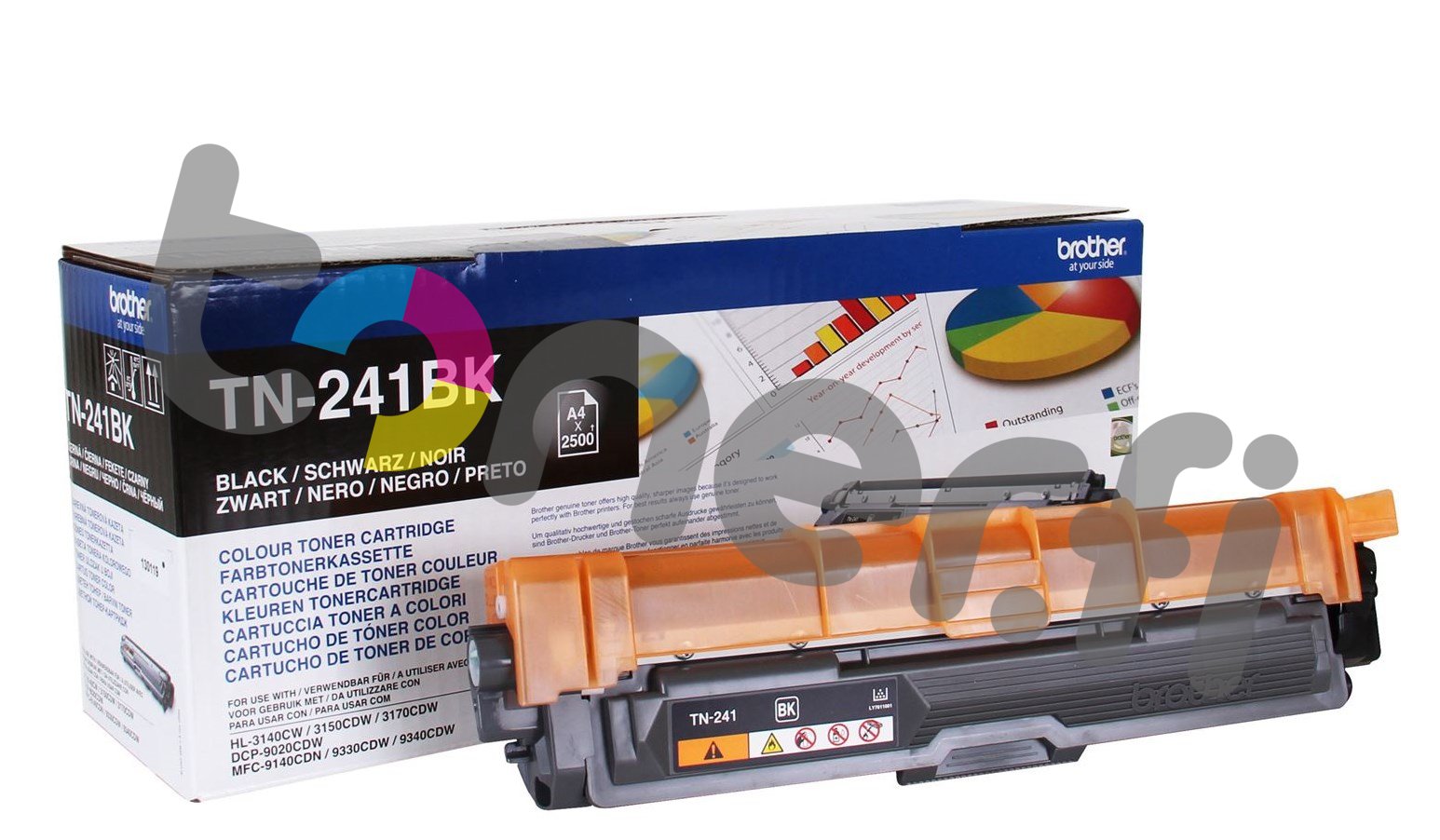 Brother TN-241BK Värikasetti Musta