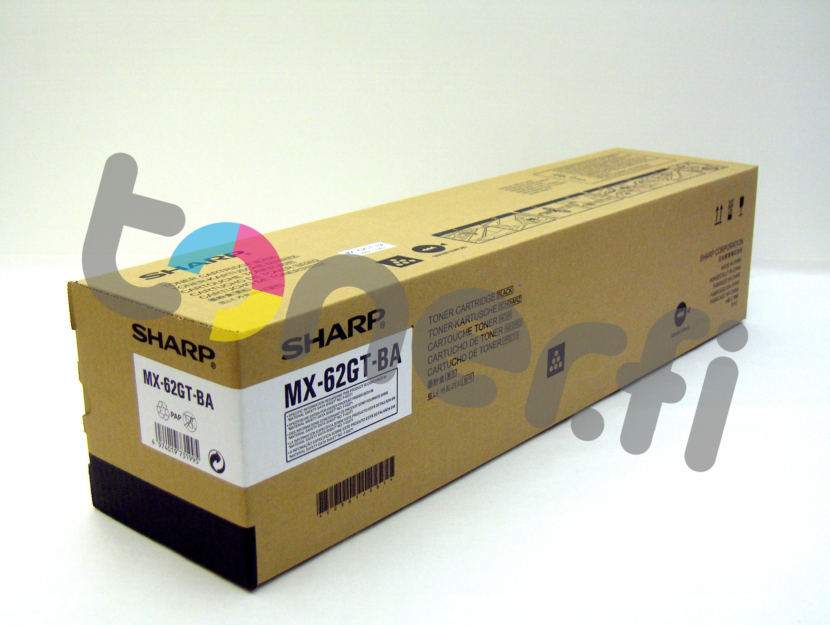 Sharp MX-62GTBA Värikasetti Musta [1 kpl jäljellä] 