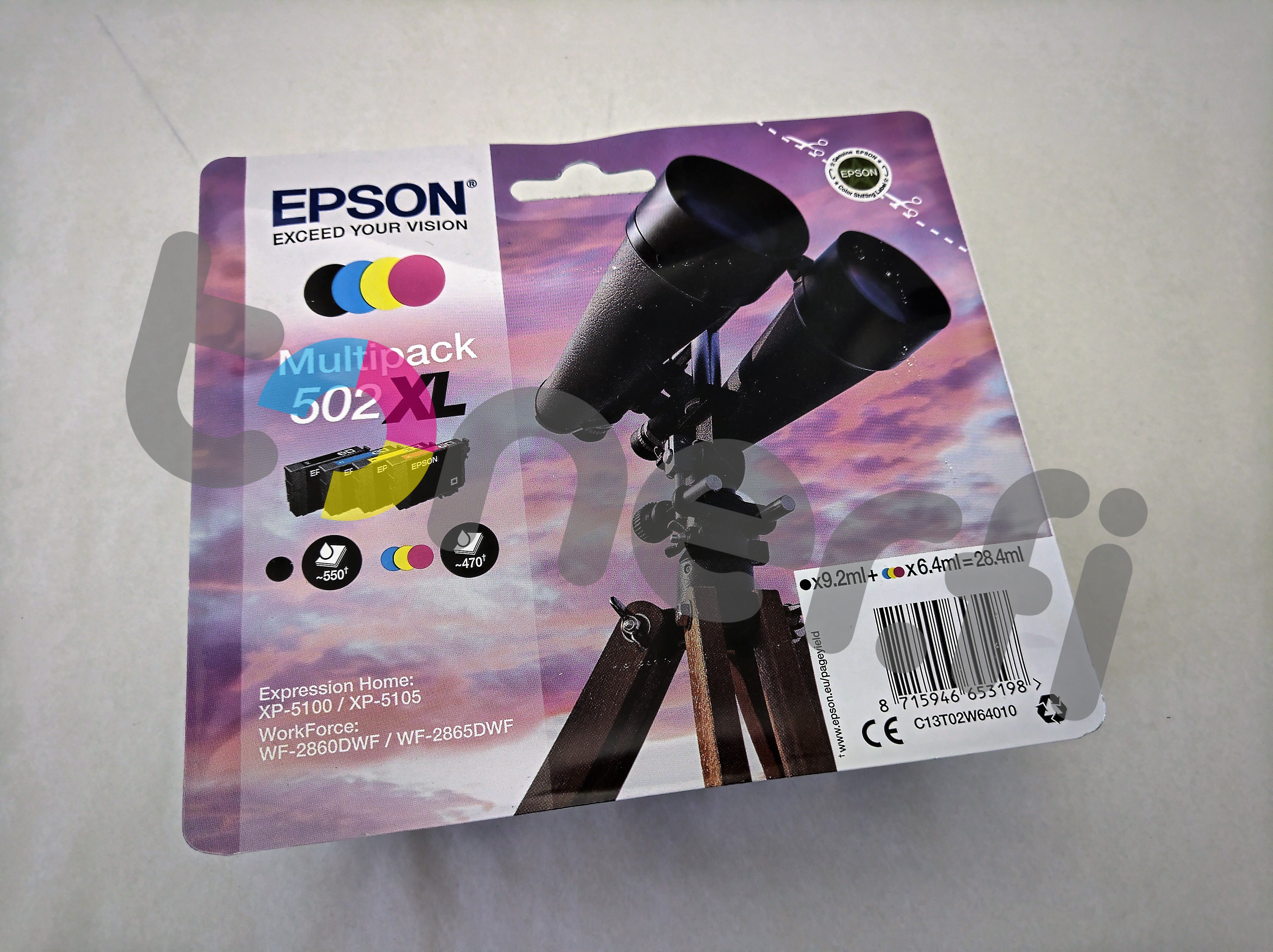 Epson 502 XL Multipack C13T02W64010 