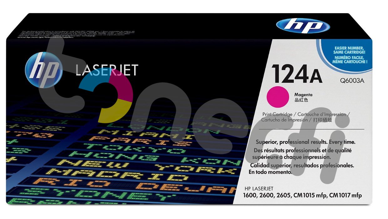 HP Q6003A Värikasetti Punainen 124A