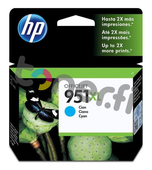 HP 951XL Sininen Muste N:o CN046AE