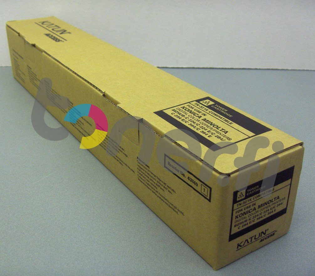 Konica Minolta TN321K Värikasetti Musta Katun p/n 43849