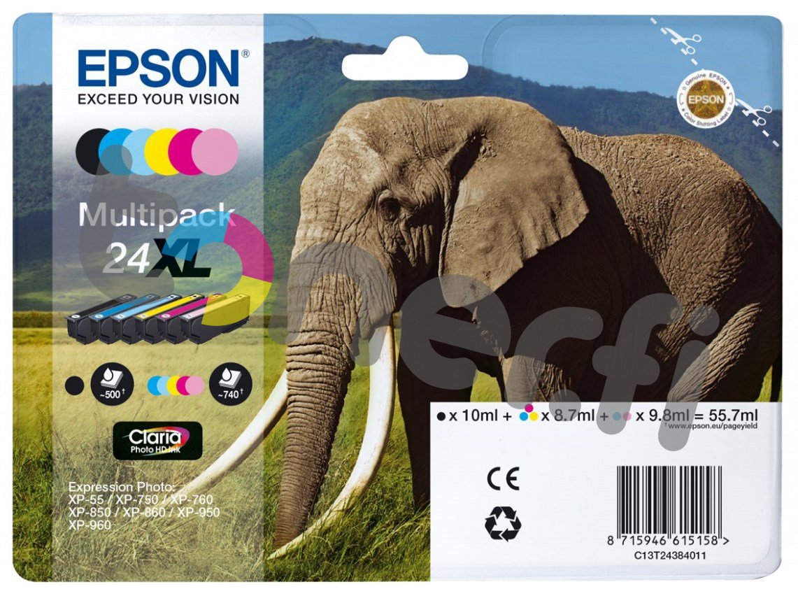 Epson C13T24384011 XL Multipack (use before 02/2026) 1 kpl jäljellä