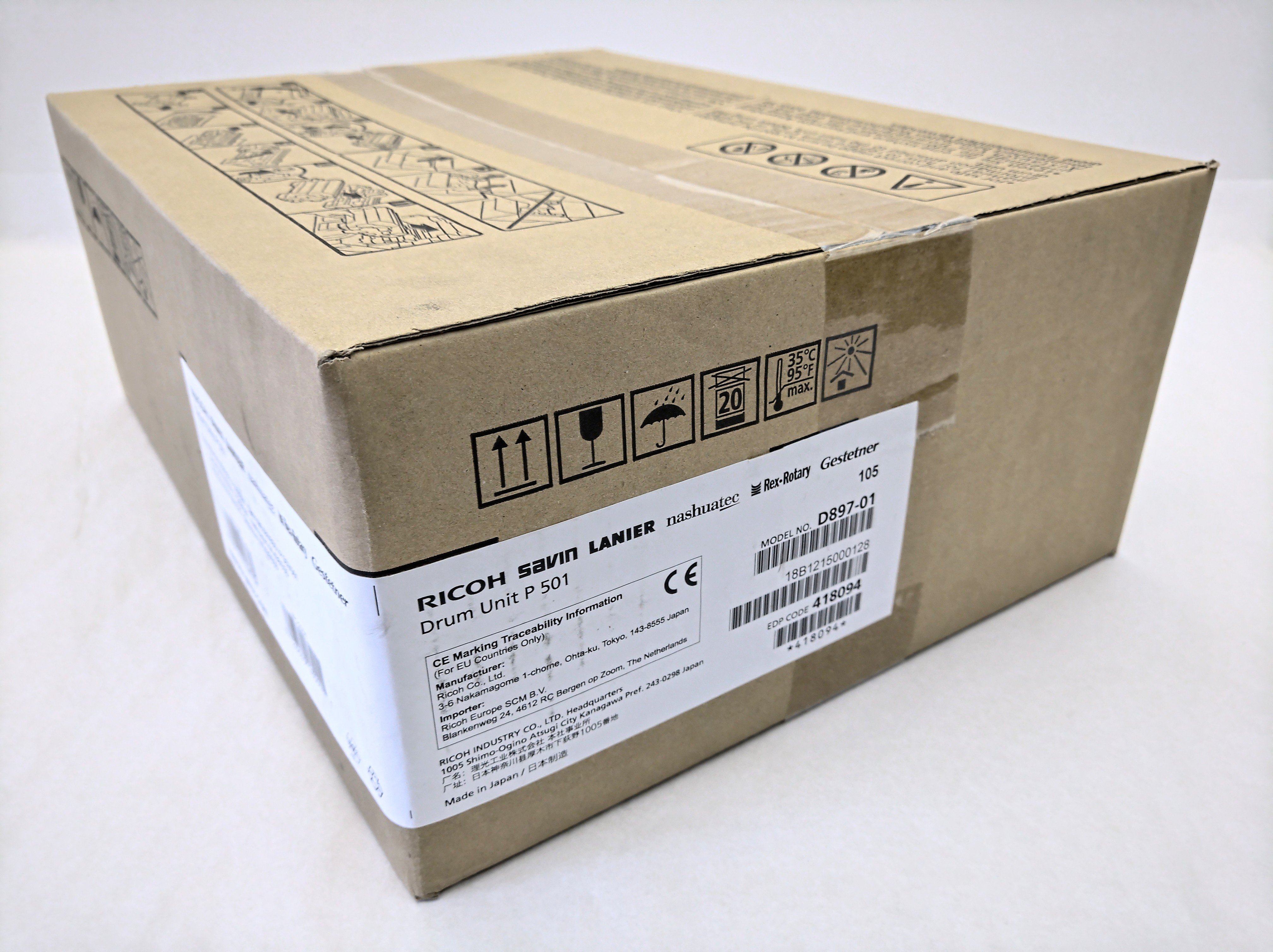 Ricoh P 501 Rumpuyksikkö