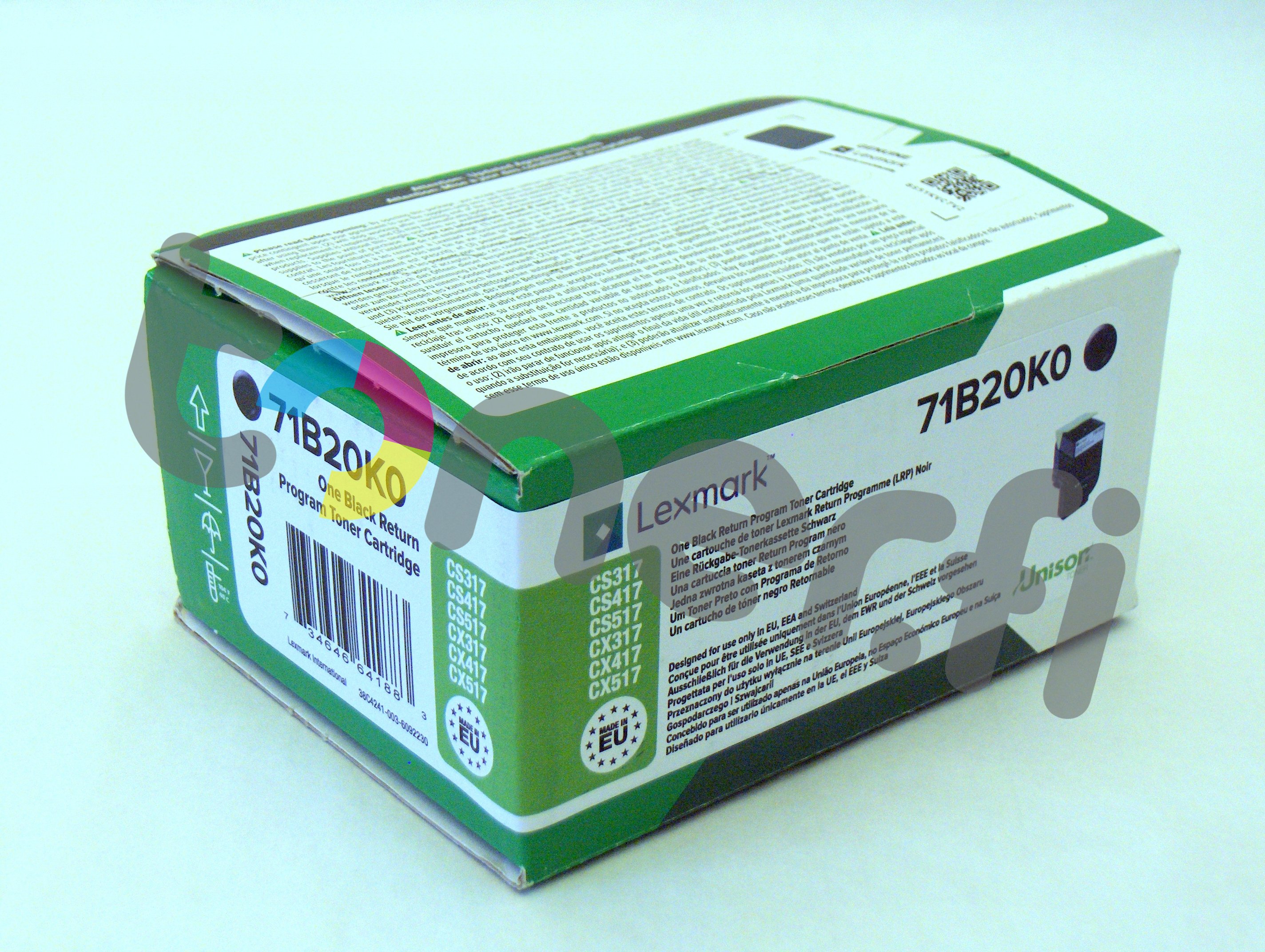 Lexmark CS317 Värikasetti Musta 71B20K0