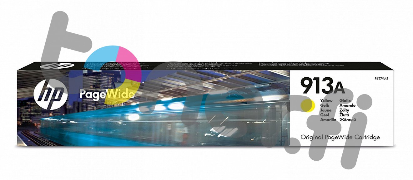 HP 913A Keltainen Muste N:o F6T79AE