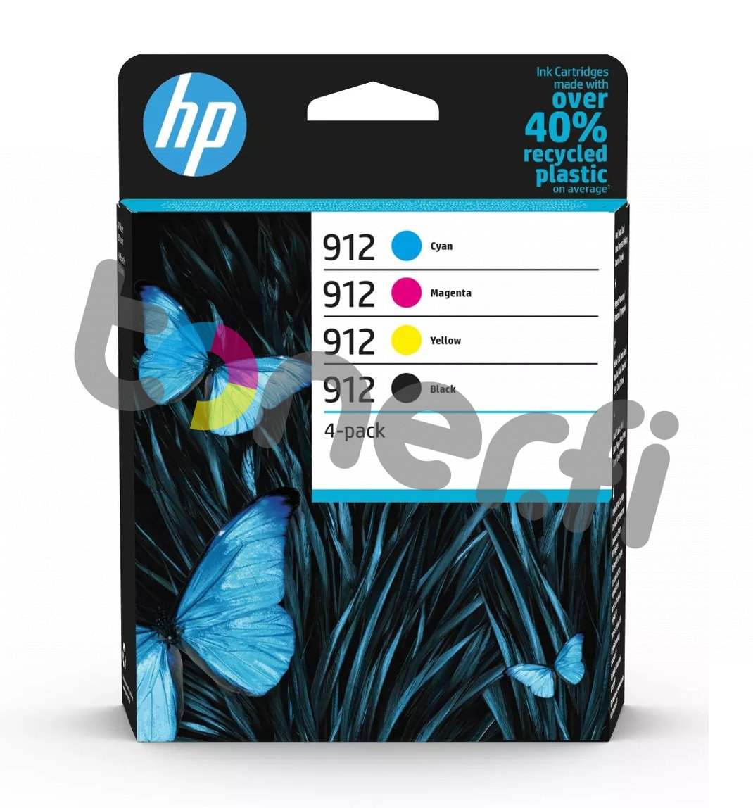HP 912 Muste 4-pack N:o 6ZC74AE