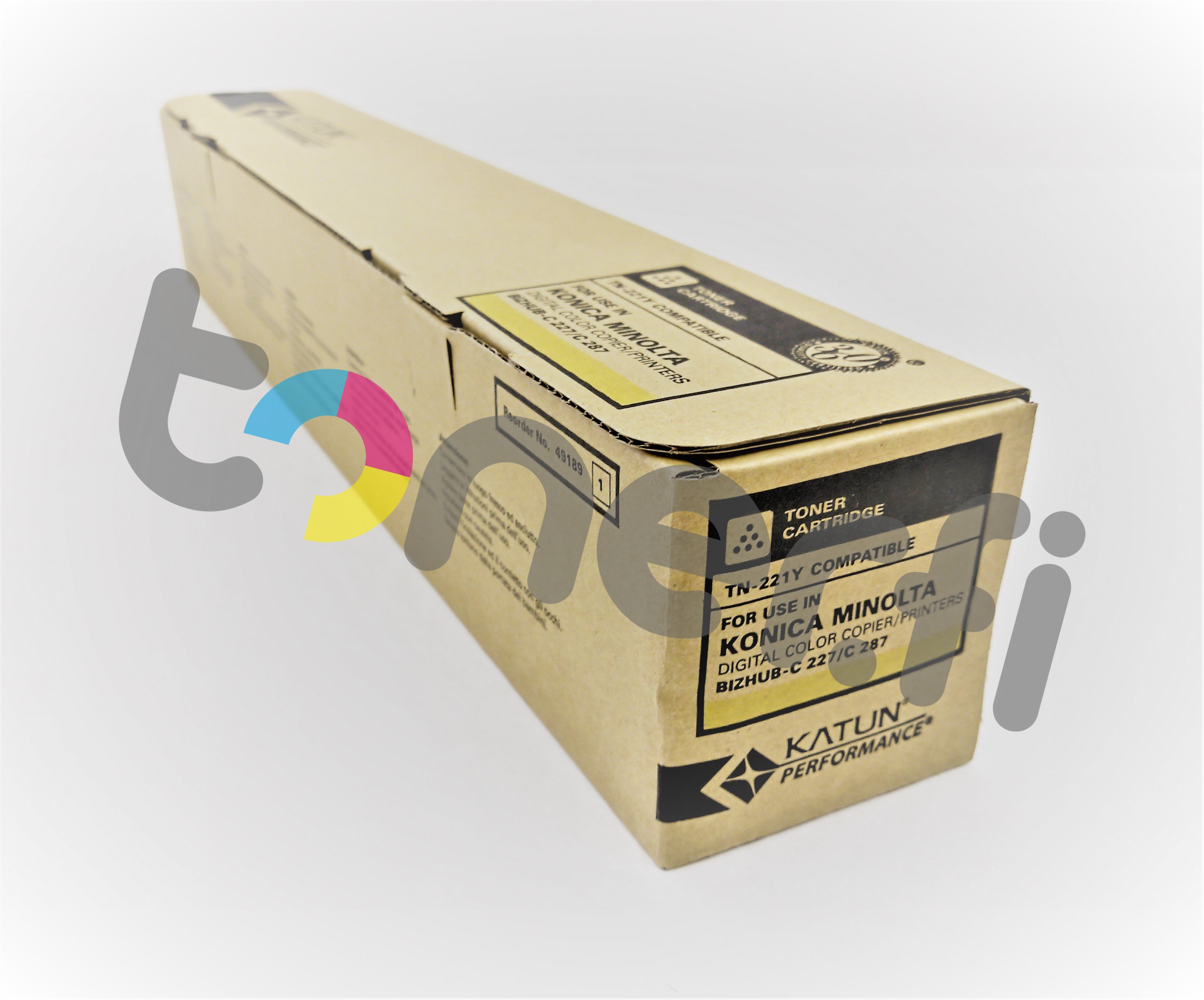 Konica Minolta TN221Y Värikasetti Keltainen Katun p/n 49189