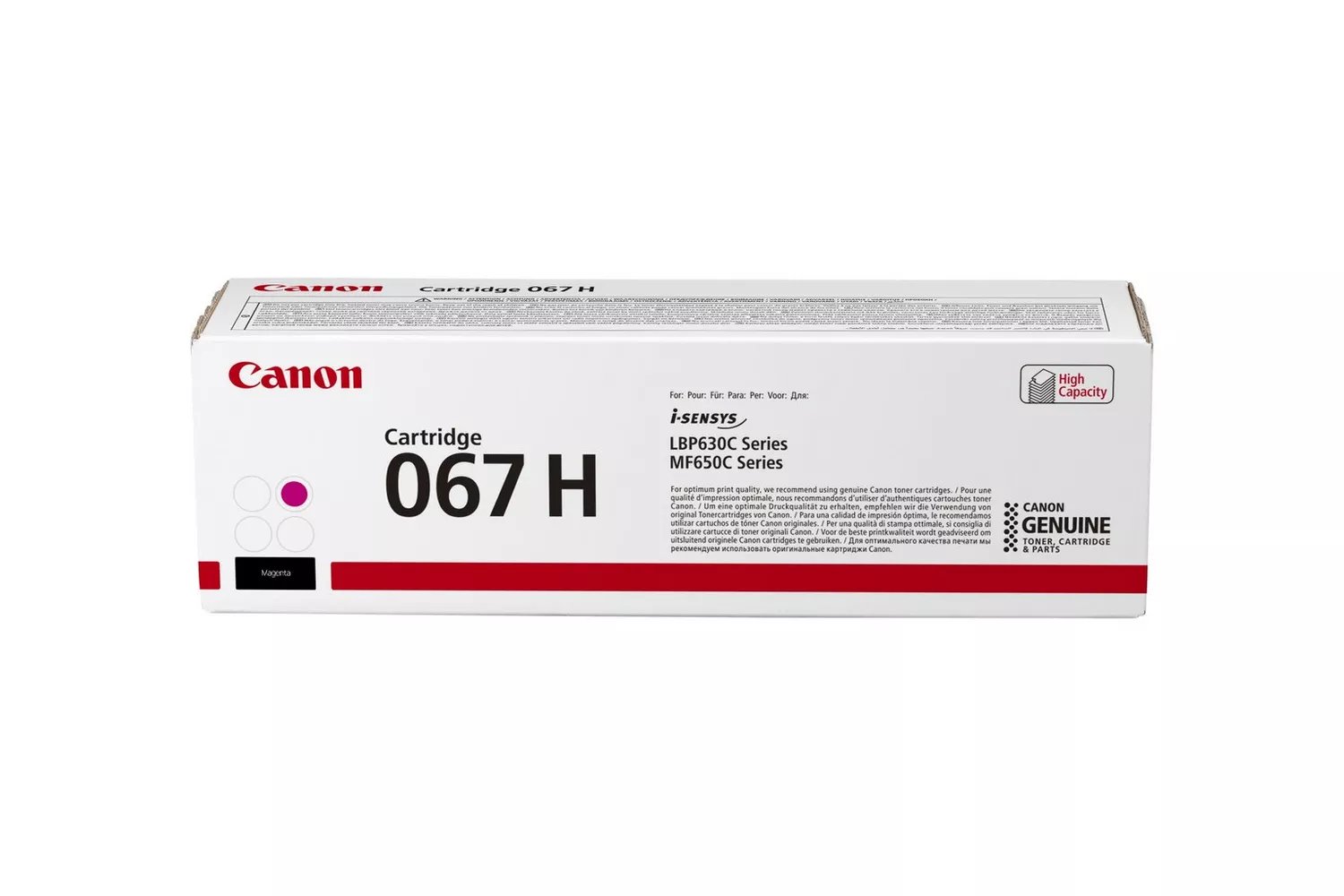 Canon 067H Värikasetti Punainen