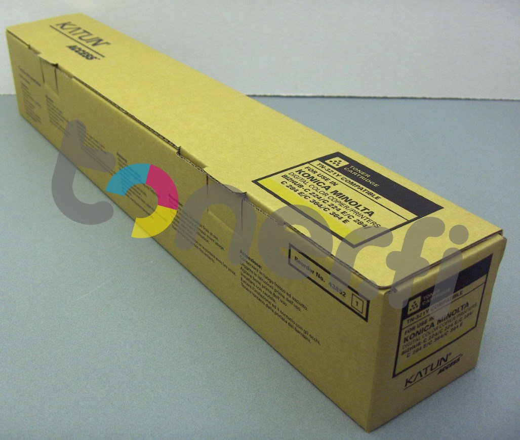 Konica Minolta TN321Y Värikasetti Keltainen Katun p/n 43852