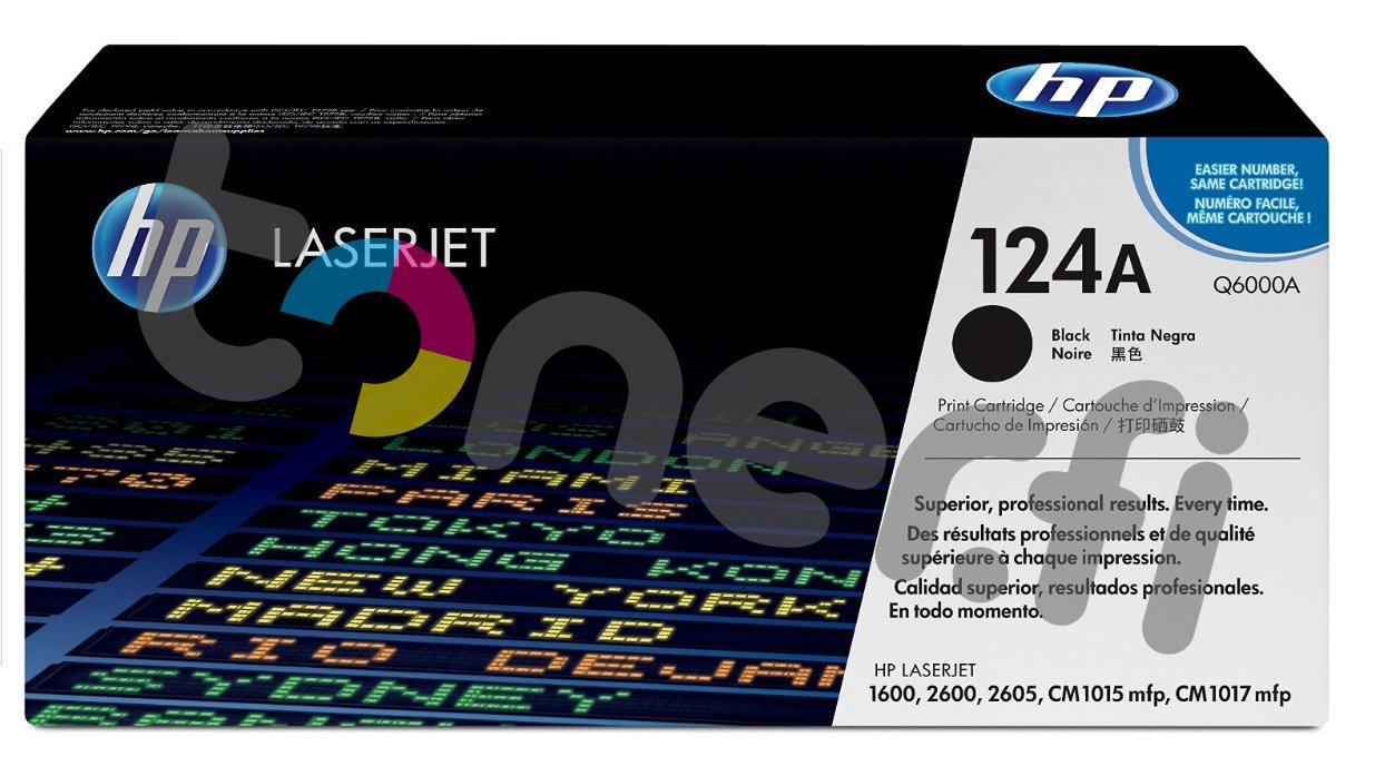 HP Q6000A Värikasetti Musta 124A