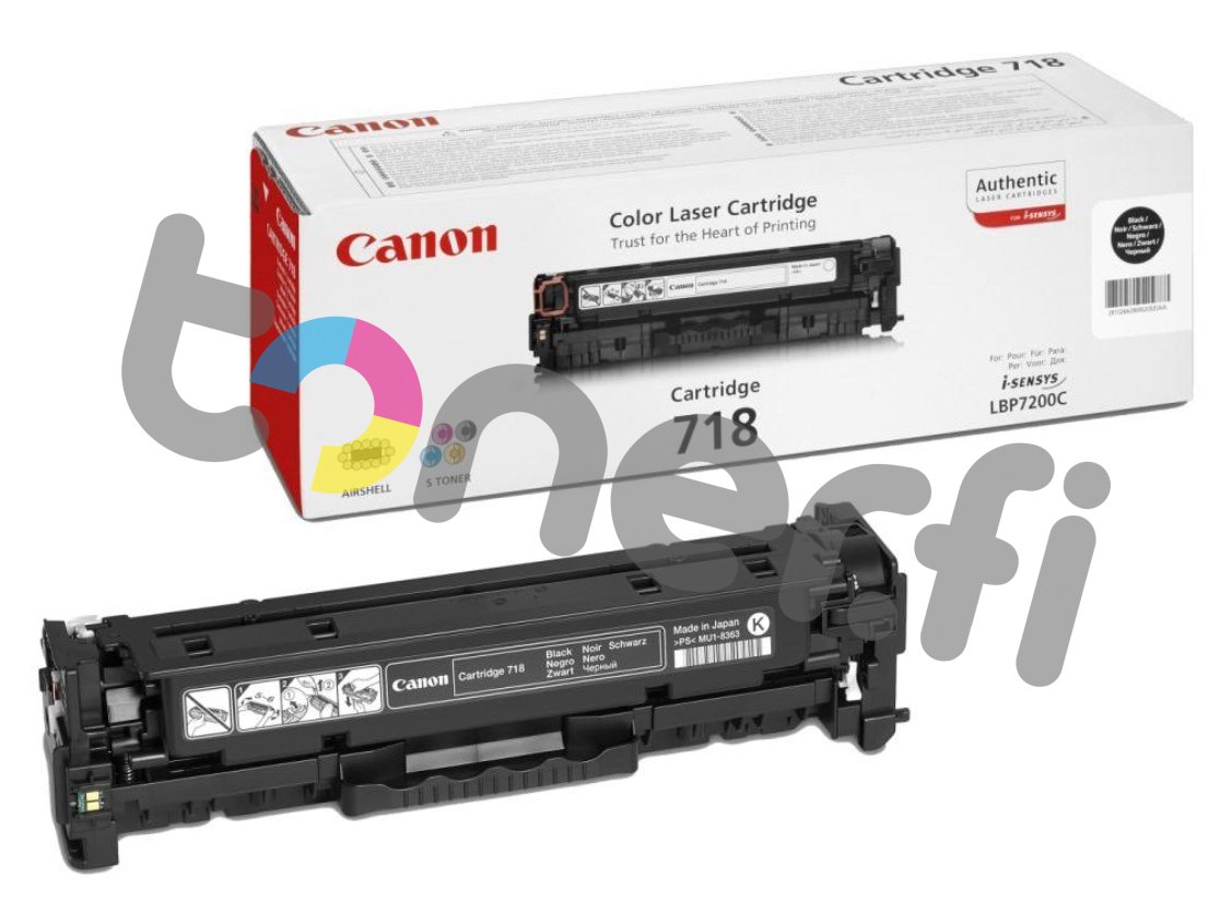 Canon 718 Värikasetti Musta