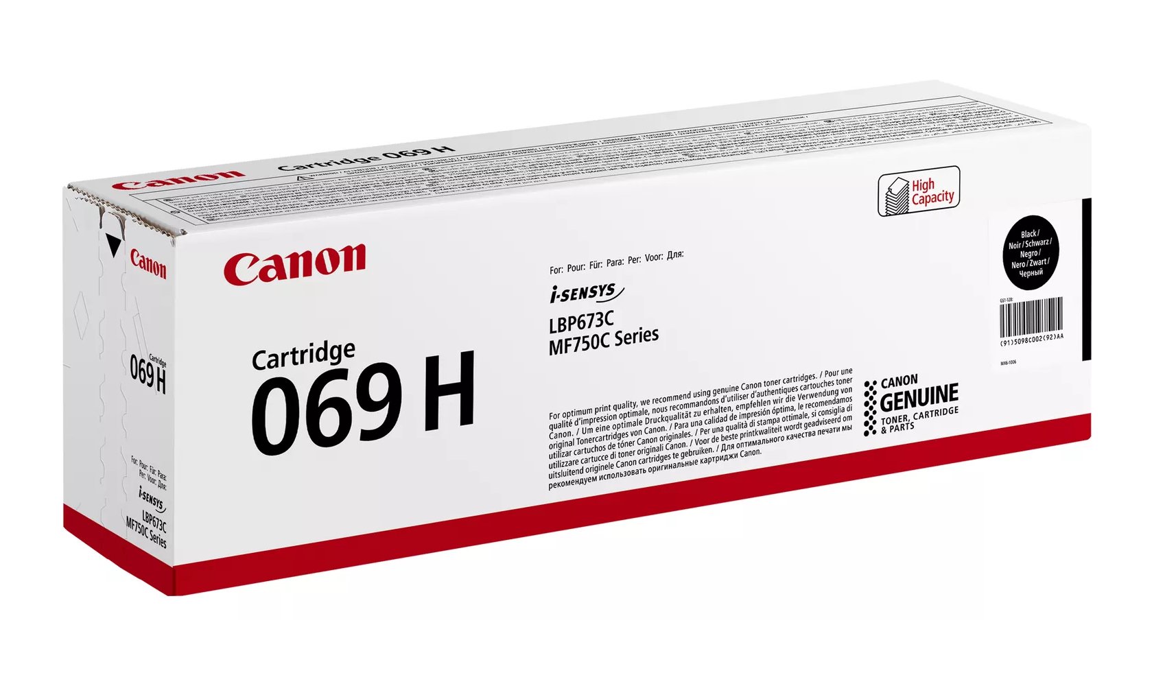 Canon 069H Värikasetti Musta