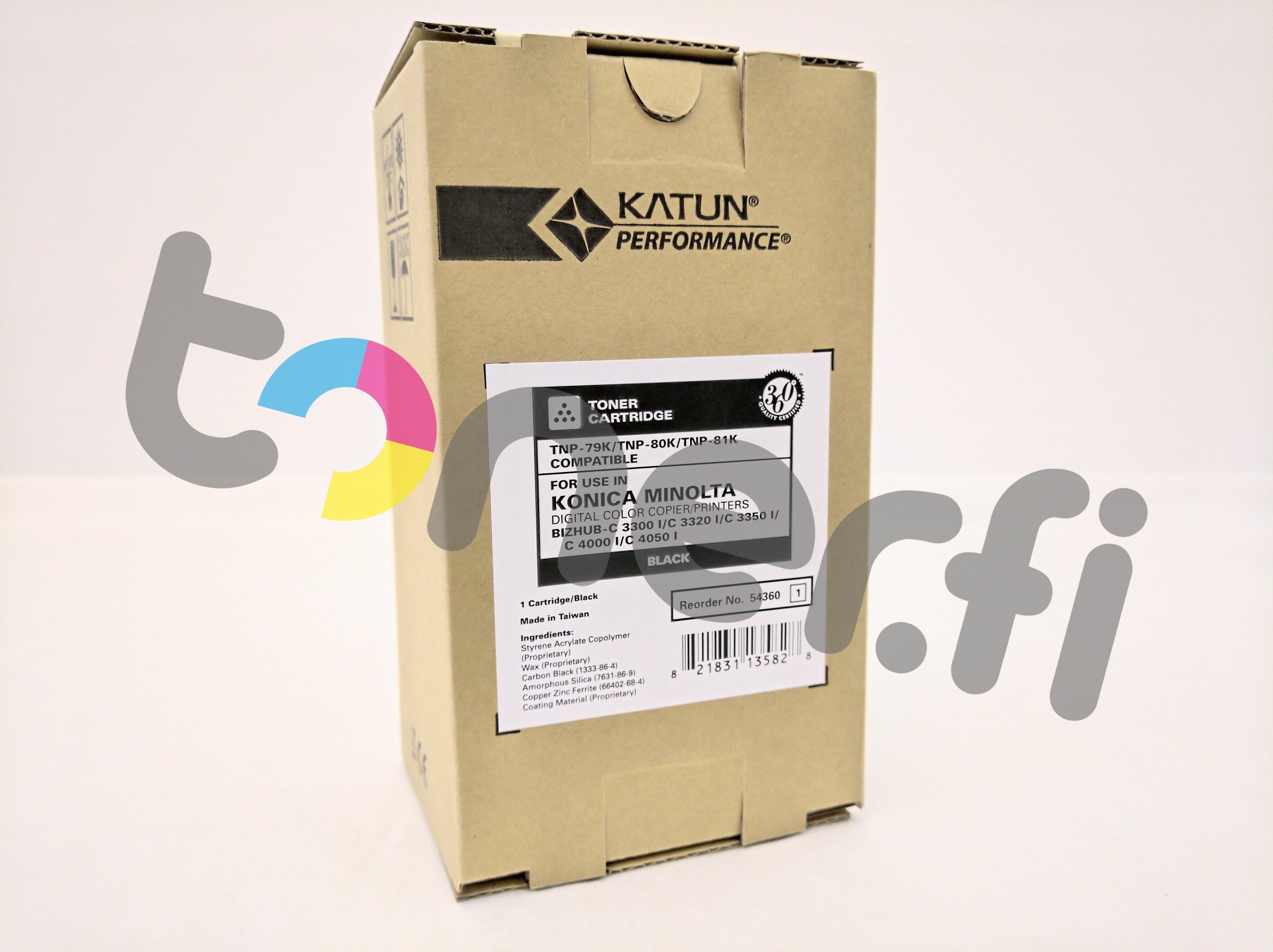 Konica Minolta TNP80K Värikasetti Musta Katun p/n 54360/TNP79K