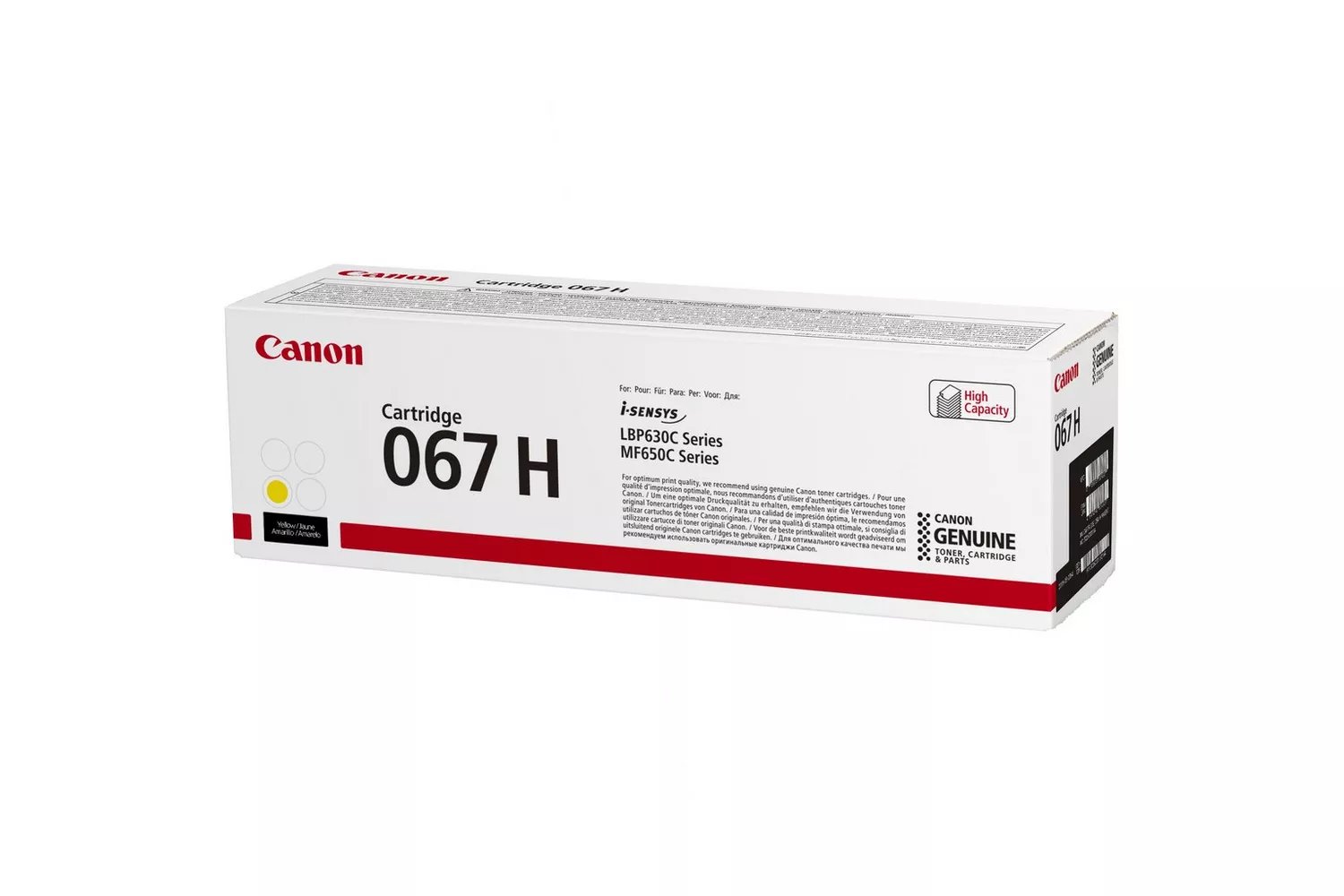 Canon 067H Värikasetti Keltainen