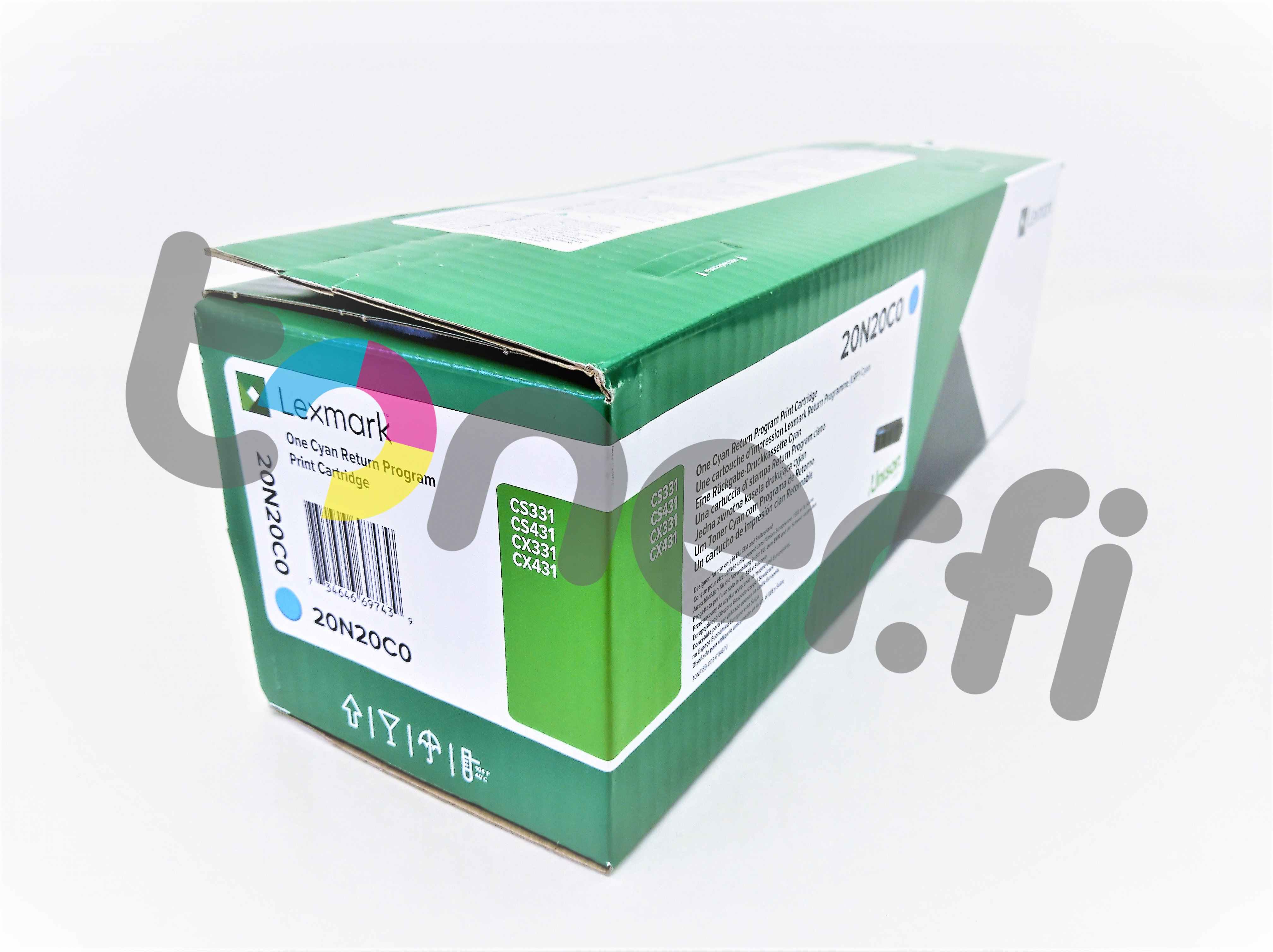 Lexmark CS331 Värikasetti Sininen 20N20C0
